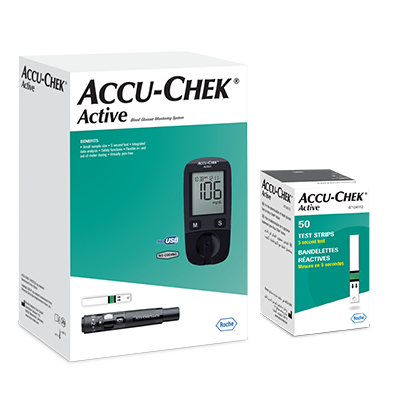Zestaw glukometr Accu-Chek Active + testy paskowe