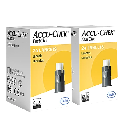 Zestaw lancety Accu-Chek FastClix (24 szt.) x2