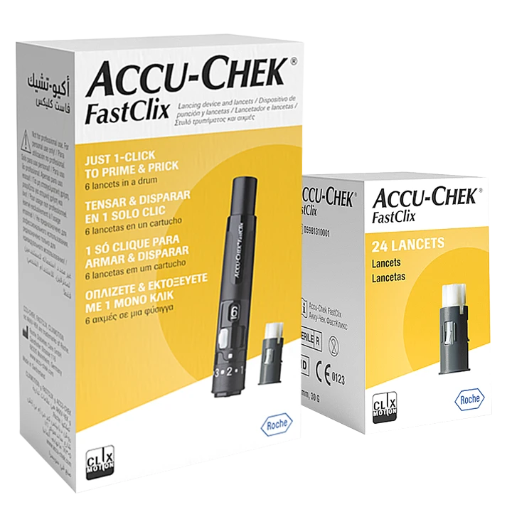 Zestaw nakłuwacz Accu-Chek FastClix + lancety (24 szt.) image number 0
