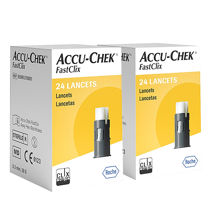 Zestaw lancety Accu-Chek FastClix (24 szt.) x2 image number 0