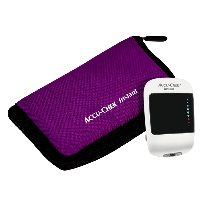  Fioletowe etui glukometr Accu-Chek Instant image number 2
