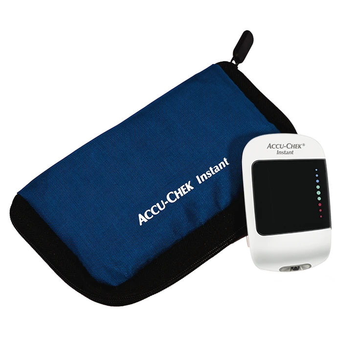 Granatowe etui glukometr Accu-Chek Instant image number 2