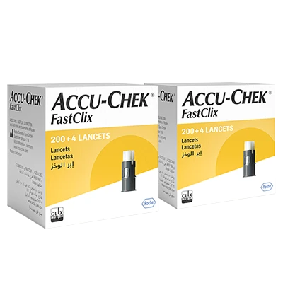 Zestaw lancety Accu-Chek FastClix (204 szt.) x2