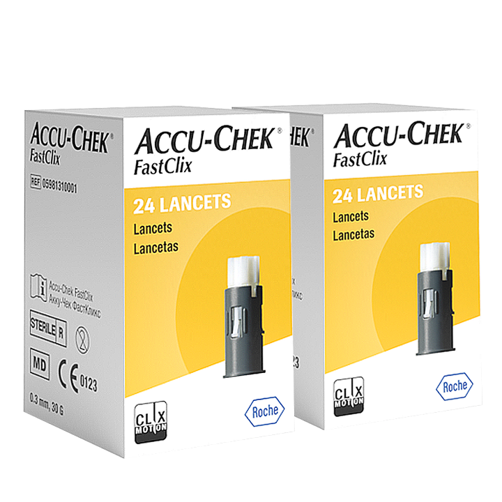 Zestaw lancety Accu-Chek FastClix (24 szt.) x2 image number 0