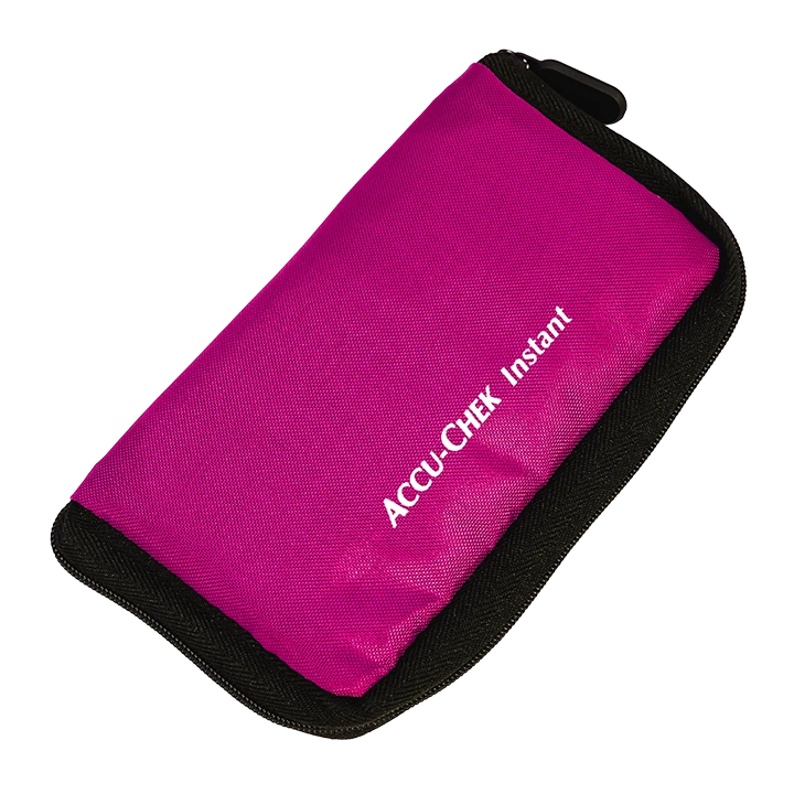Rozowe etui glukometr Accu-Chek Instant image number 2