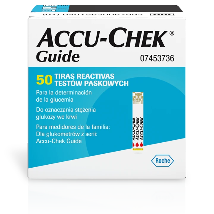 Zestaw 3 opakowań test&oacute;w paskowych Accu-Chek Guide image number 1