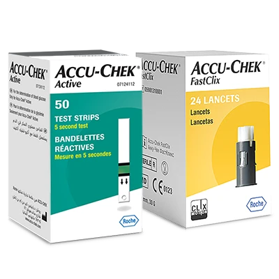 Zestaw testy paskowe Accu-Chek Active + lancety (24 szt.)