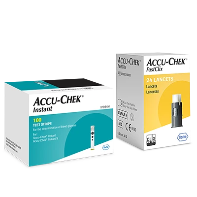 Zestaw testy paskowe Accu-Chek Instant + lancety (24 szt.)