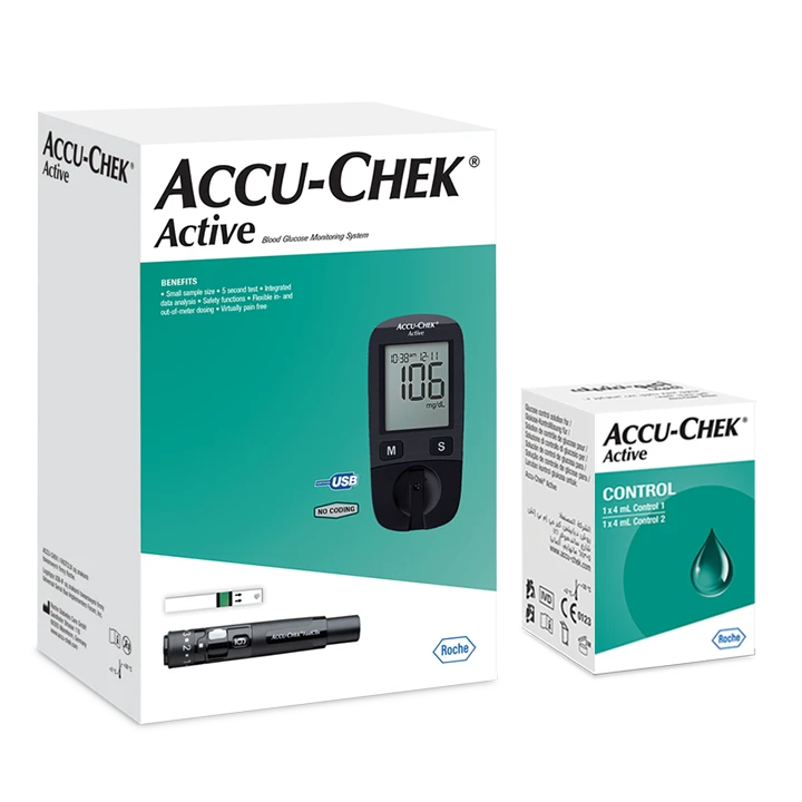 Zestaw glukometr Accu-Chek Active + płyn kontrolny Accu-Chek Active image number 0