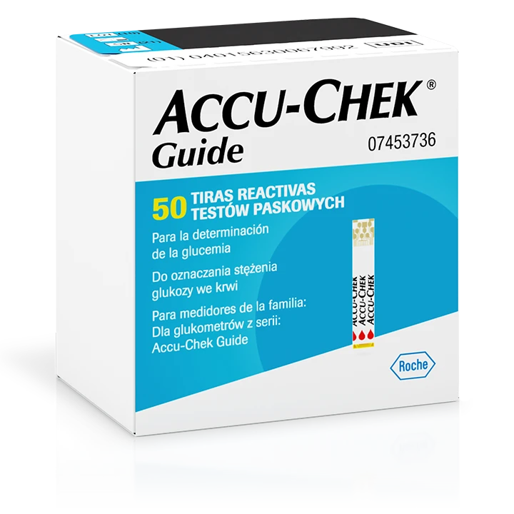 Zestaw 3 opakowań test&oacute;w paskowych Accu-Chek Guide image number 2