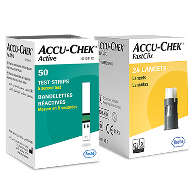Zestaw testy paskowe Accu-Chek Active + lancety (24 szt.)