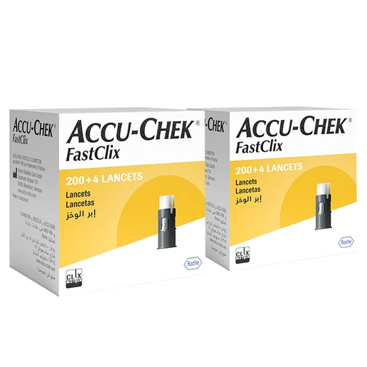 Zestaw lancety Accu-Chek FastClix (204 szt.) x2 image number 0